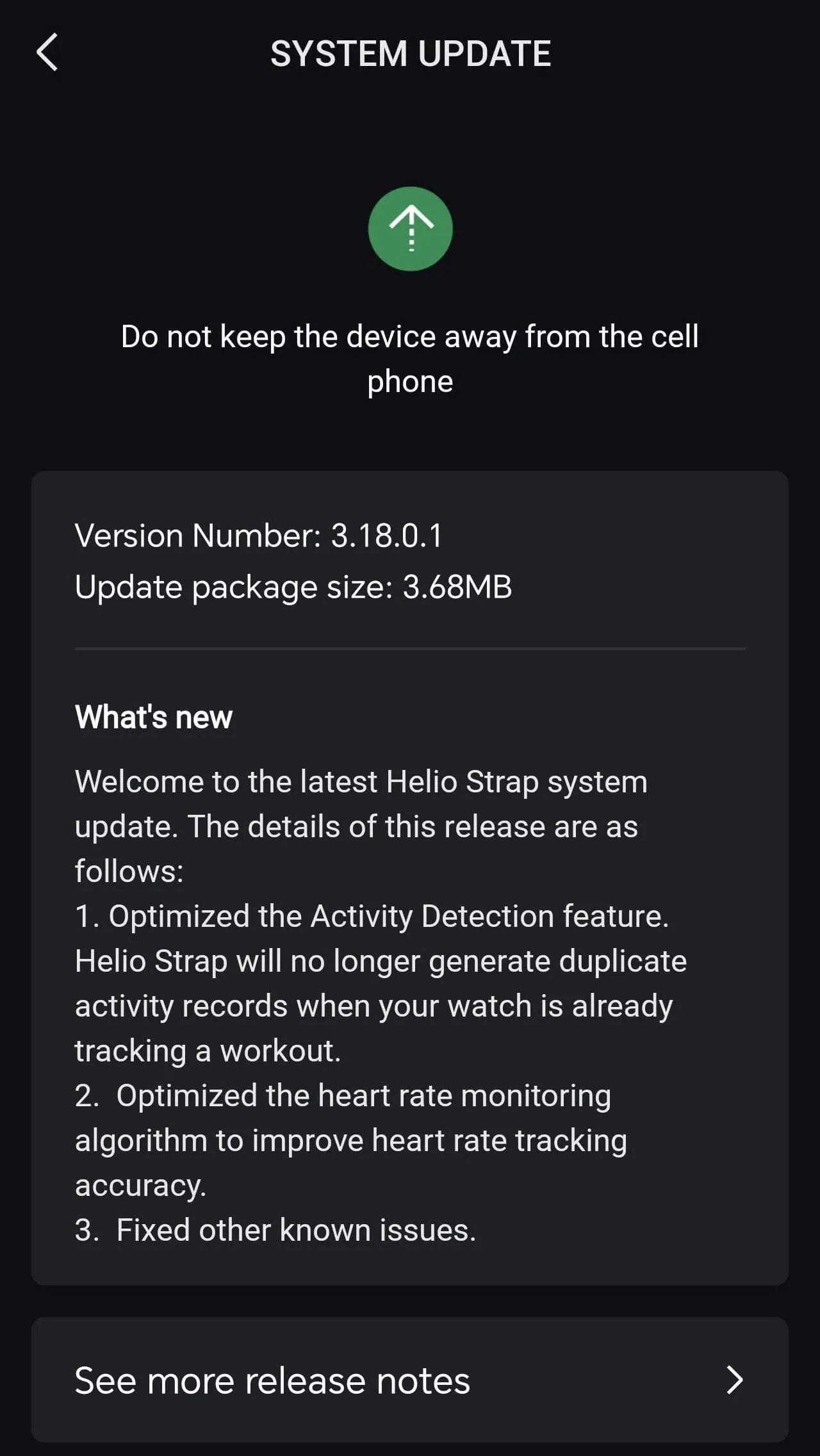 Amazfit Helio Strap firmware targets workout duplication and heart rate ...