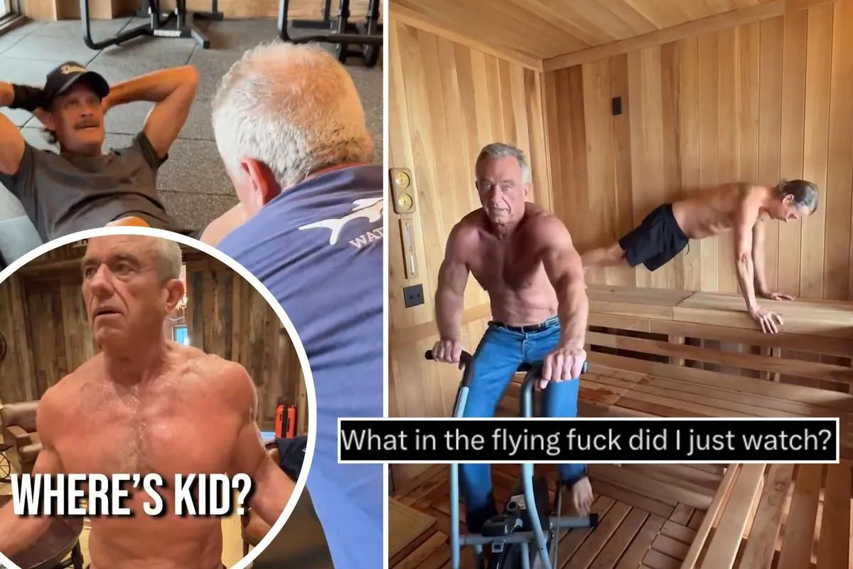 Kid Rock Teams With RFK Jr. in Shirtless Workout Video, Internet Reacts ...