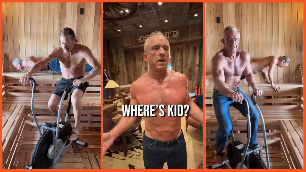 ‘Make America Gay Again’: Topless and sweaty RFK Jr and Kid Rock join ...